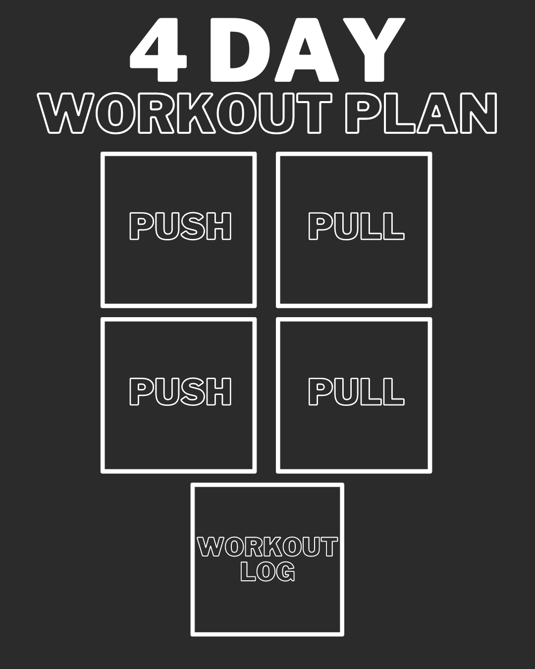 AI 4 Day Workout Plan